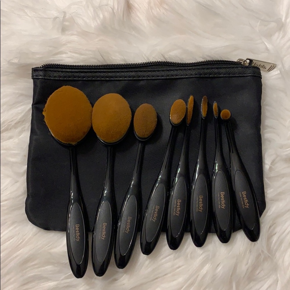 8 piece Makeup brush set